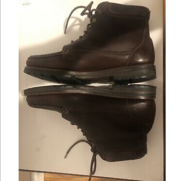 COLE HAAN Short Boot Lace-Up Brown - Picture 6 of 10